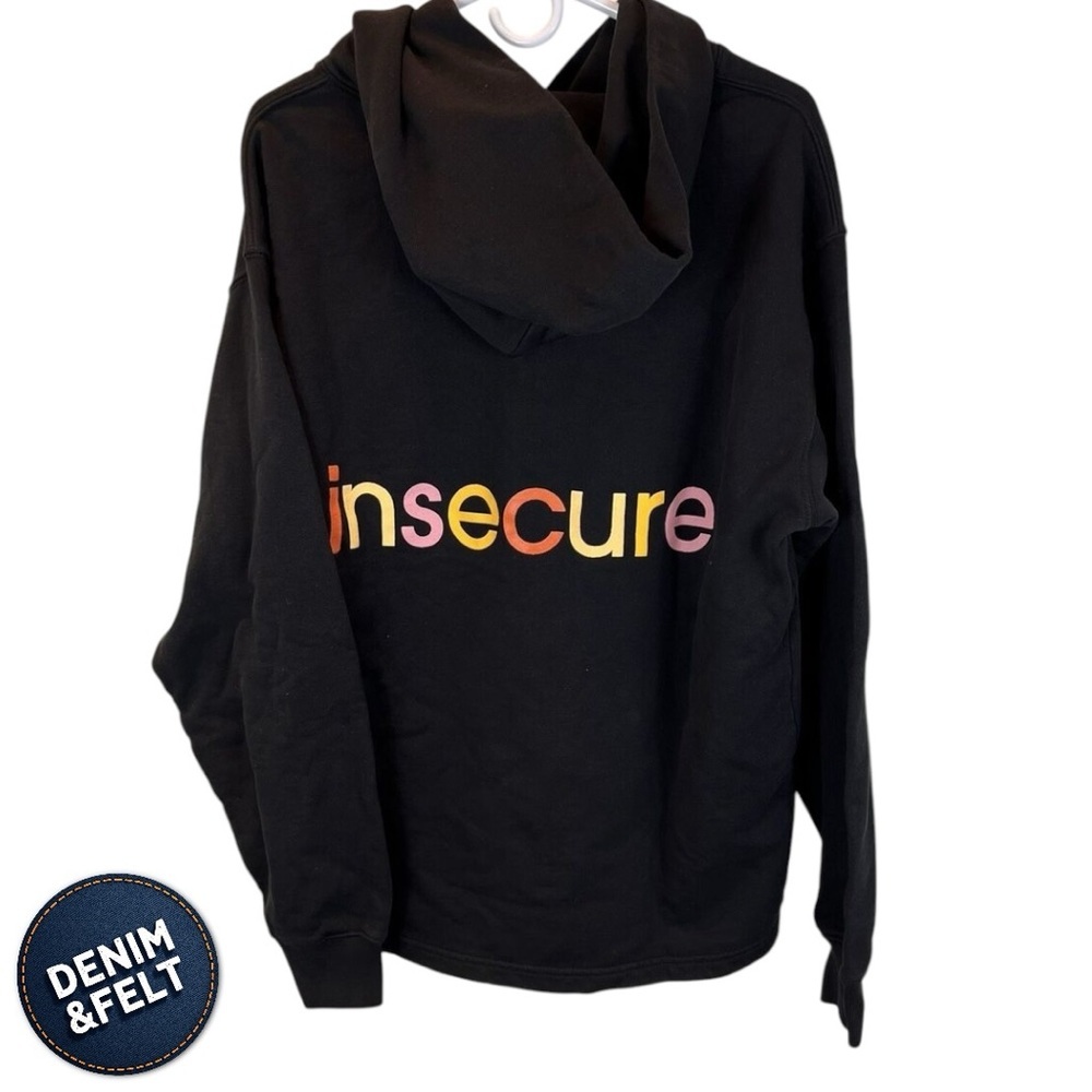 MadHappy HBO Insecure Black/Multicolor 'Insecure' Block Party Hoodie| RARE | NEW
